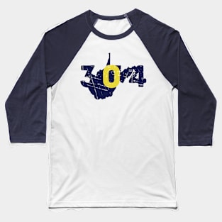 304 West Virginia Mountaineers Represent Vintage Baseball T-Shirt